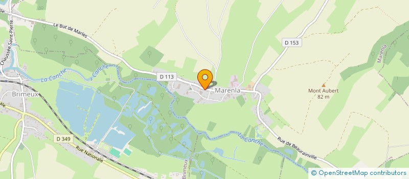 localisation de l'entreprise MADAME CORYE BUQUET  MARENLA