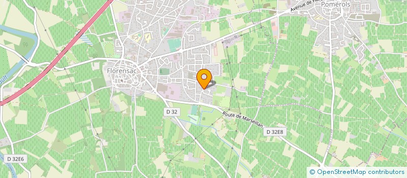 localisation de l'entreprise MADAME CORYNNE MARECHAUX  FLORENSAC