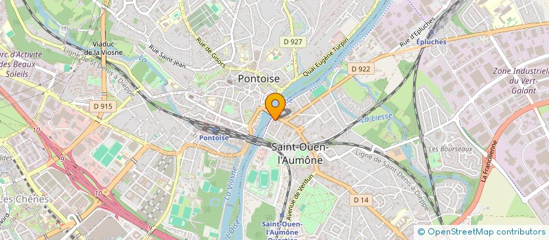 localisation de l'entreprise MADAME CORYSE SUMARA  SAINT-OUEN-L'AUMONE