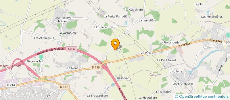 localisation de l'entreprise MADAME COSETTE AMBERT  TONNAY-CHARENTE