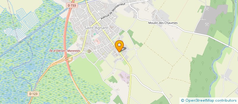 localisation de l'entreprise MADAME COSETTE BROTHIER-THENAUD  SAINT-AGNANT