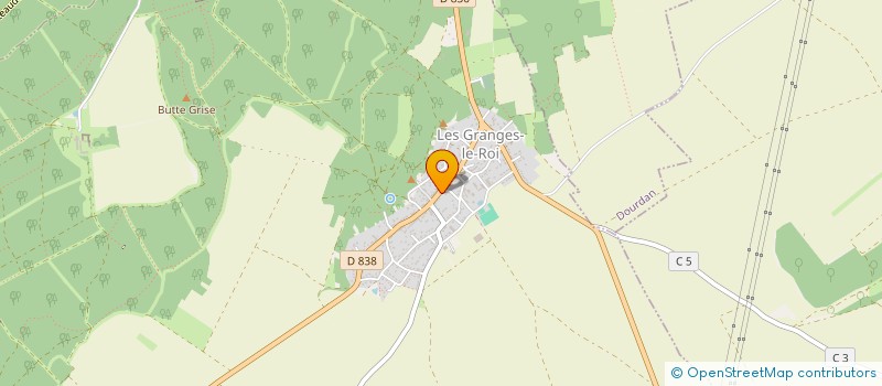 localisation de l'entreprise MADAME COSETTE DEYIRMENDJIAN à LES GRANGES-LE-ROI