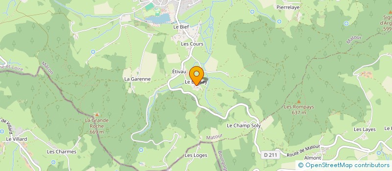 localisation de l'entreprise MADAME COSETTE FRESARD  MATOUR