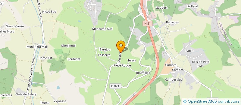 localisation de l'entreprise MADAME COSETTE LONDERO  PUJOLS