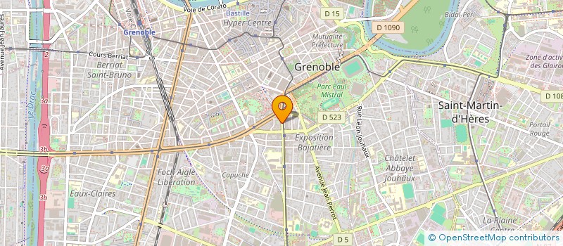 localisation de l'entreprise MADAME COSETTE MERIC  GRENOBLE