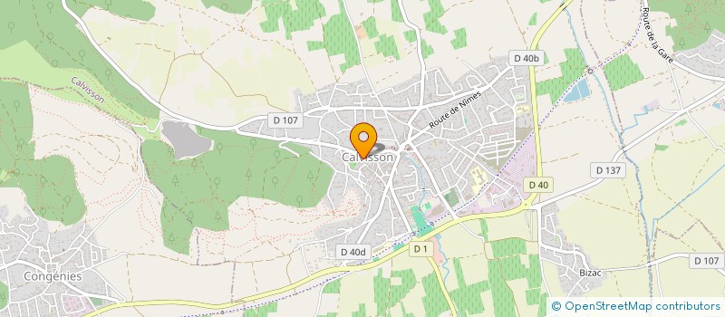 localisation de l'entreprise MADAME COSETTE TESSE  CALVISSON