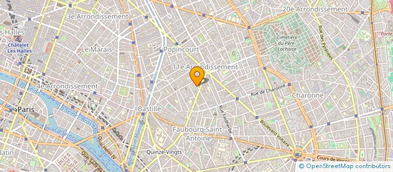 localisation de l'entreprise MADAME COSINNE PHILEMON  PARIS