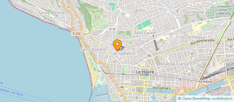 localisation de l'entreprise MADAME COSMO DANCHIN  LE HAVRE