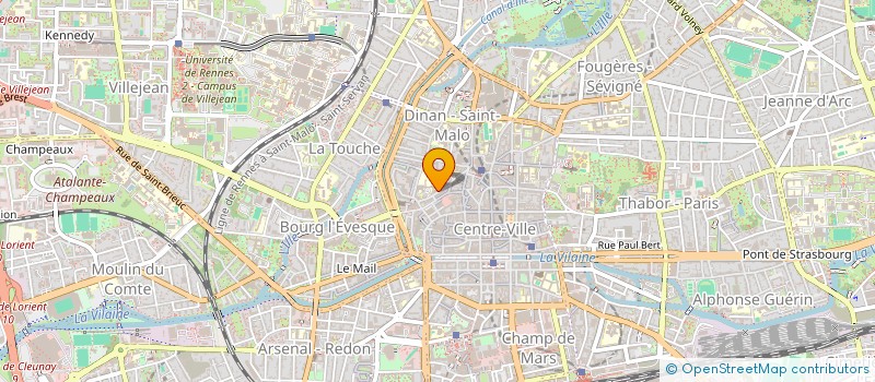 localisation de l'entreprise MADAME COSNIER CHEVREL  RENNES