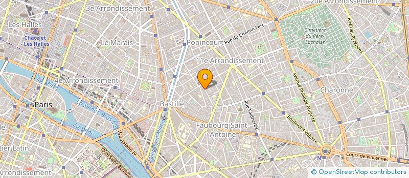 localisation de l'entreprise MADAME COSTANZA MANFREDI  PARIS