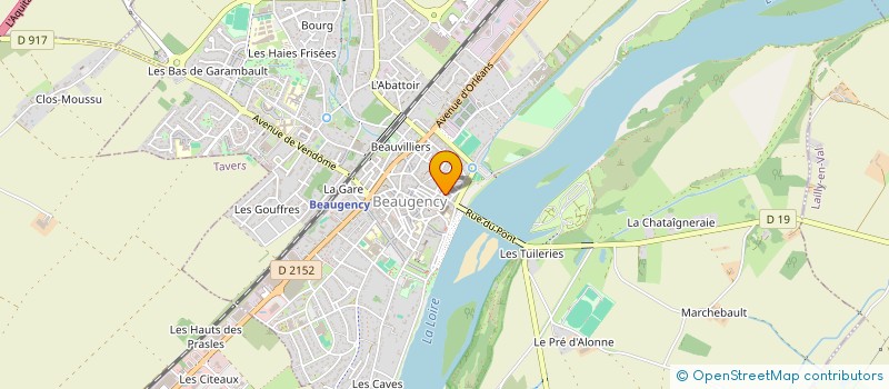 localisation de l'entreprise MADAME COSTANZO BELLAVIA  BEAUGENCY
