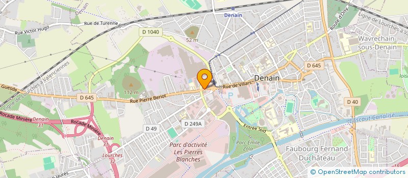 localisation de l'entreprise MADAME COSTINELA MARINESCU à DENAIN