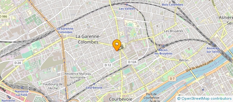 localisation de l'entreprise MADAME COSTINELA RIDICHE  LA GARENNE-COLOMBES