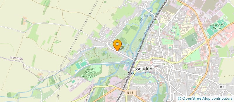 localisation de l'entreprise MADAME COTTIN ROUSSEL à ISSOUDUN