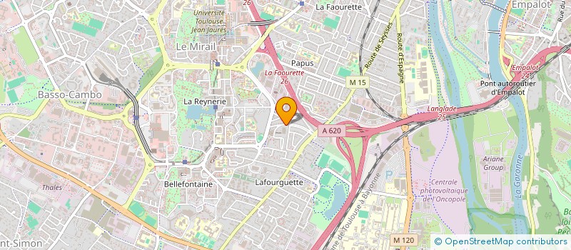 localisation de l'entreprise MADAME COUDRAY EMMANUELLE à TOULOUSE