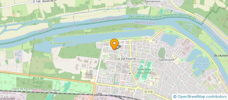 localisation de l'entreprise MADAME COULIBALY HADEMOU  MANTES-LA JOLIE