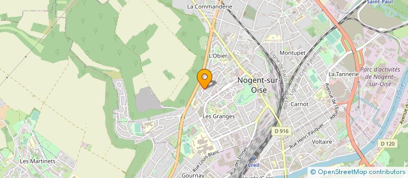 localisation de l'entreprise MADAME COUMBA BABA  CREIL