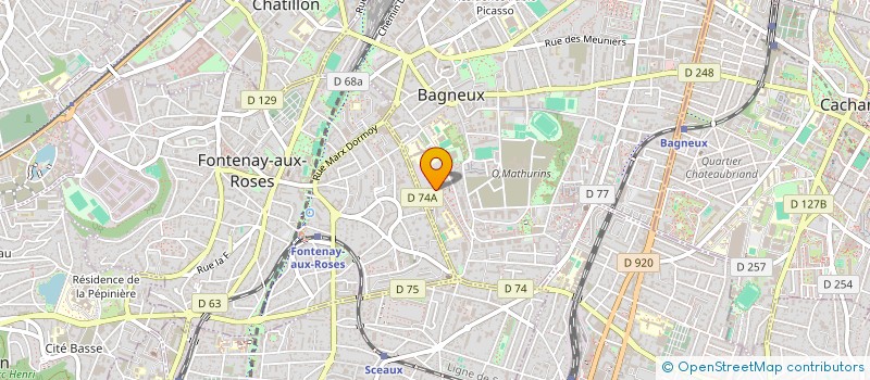 localisation de l'entreprise MADAME COUMBA CISSE à BAGNEUX