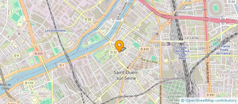 localisation de l'entreprise MADAME COUMBA DIABATE à SAINT-OUEN-SUR-SEINE