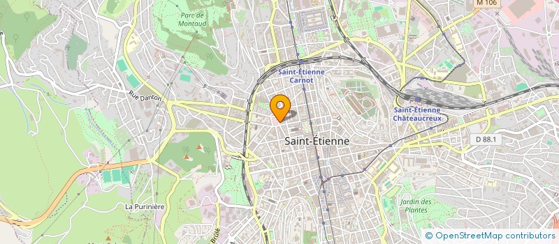 localisation de l'entreprise MADAME COUMBA GAYE  SAINT-ETIENNE