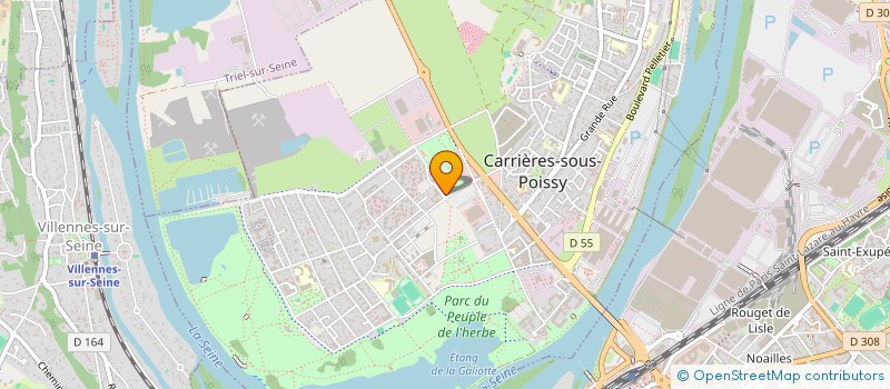 localisation de l'entreprise MADAME COUMBA KONTE DIAKITE  CARRIERES-SOUS-POISSY