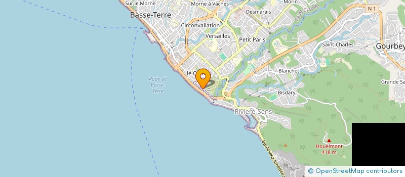 localisation de l'entreprise MADAME COUMBA SAMASSA à BASSE-TERRE