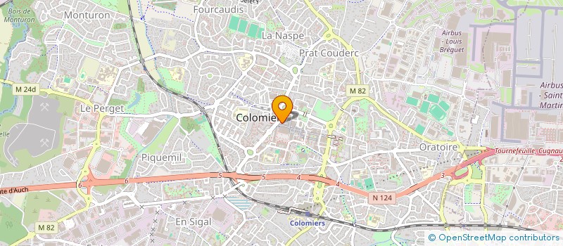 localisation de l'entreprise MADAME COUMBA SOW à COLOMIERS