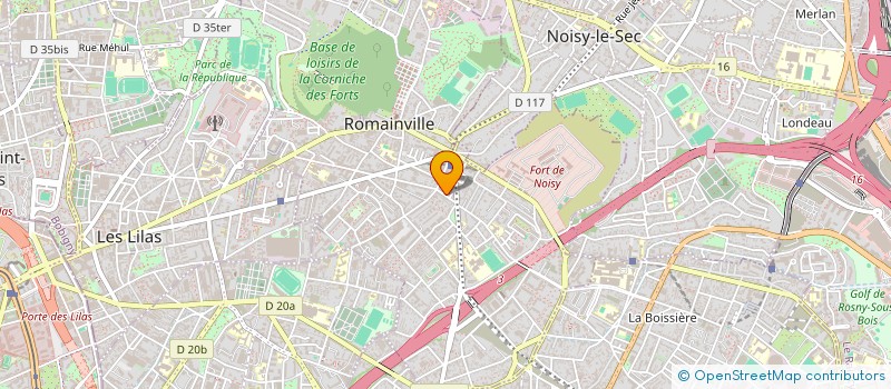 localisation de l'entreprise MADAME COUMBA SOW à ROMAINVILLE