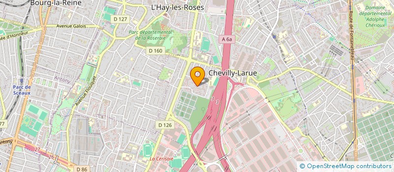 localisation de l'entreprise MADAME COUMBA TOURE  CHEVILLY-LARUE