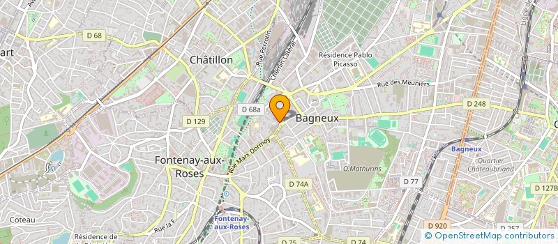 localisation de l'entreprise MADAME COUNBA NIANGANE à BAGNEUX