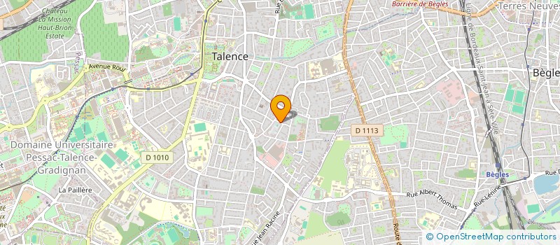 localisation de l'entreprise MADAME COURA THIAM  TALENCE