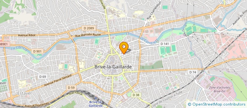 localisation de l'entreprise MADAME COVADONGA BADIOLA GONZALEZ à BRIVE-LA-GAILLARDE