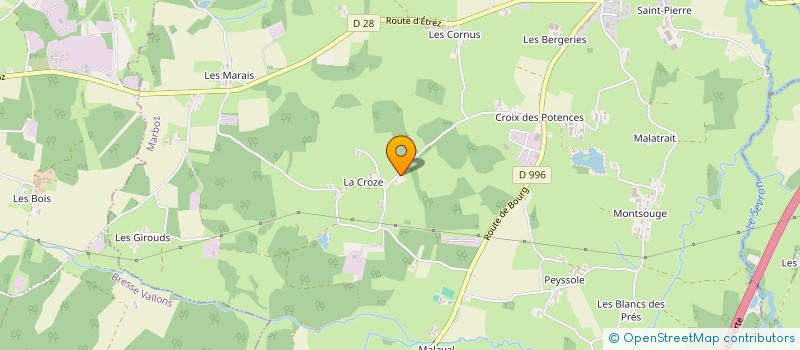 localisation de l'entreprise MADAME CREUZET PERDRIX  MARBOZ