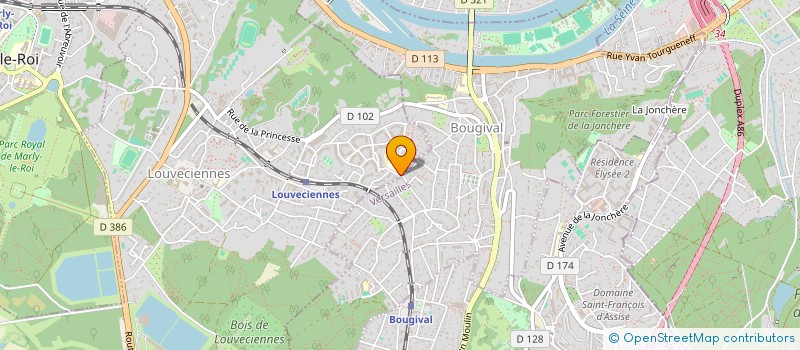 localisation de l'entreprise MADAME CRINA-LOREDANA POP  LOUVECIENNES