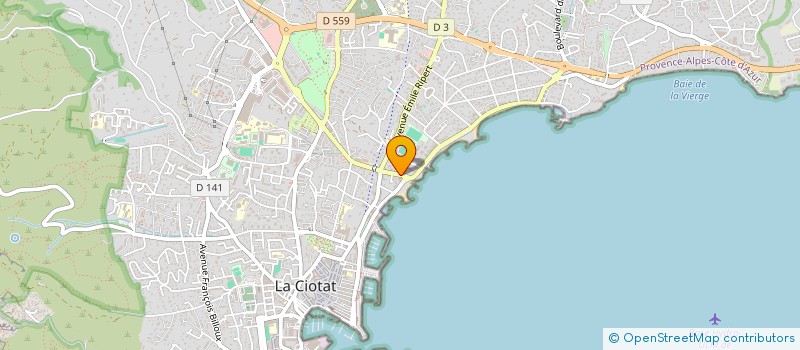 localisation de l'entreprise MADAME CRISELDA RODRIGUEZ  LA CIOTAT