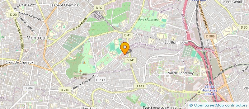 localisation de l'entreprise MADAME CRISMARITA COVACIU à MONTREUIL