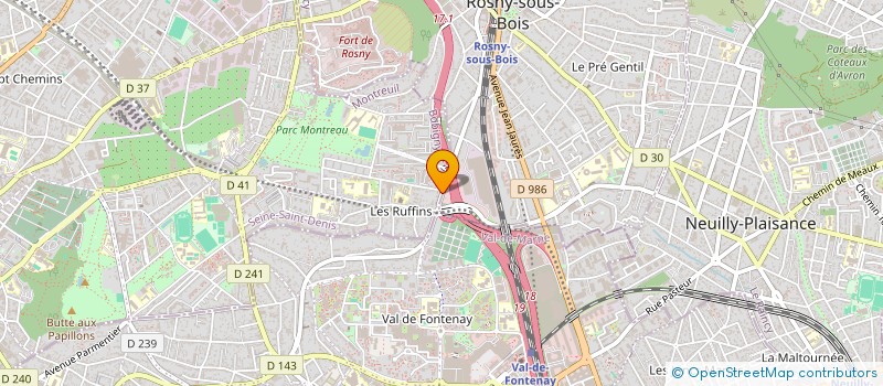 localisation de l'entreprise MADAME CRISTA ANTOHIE à MONTREUIL