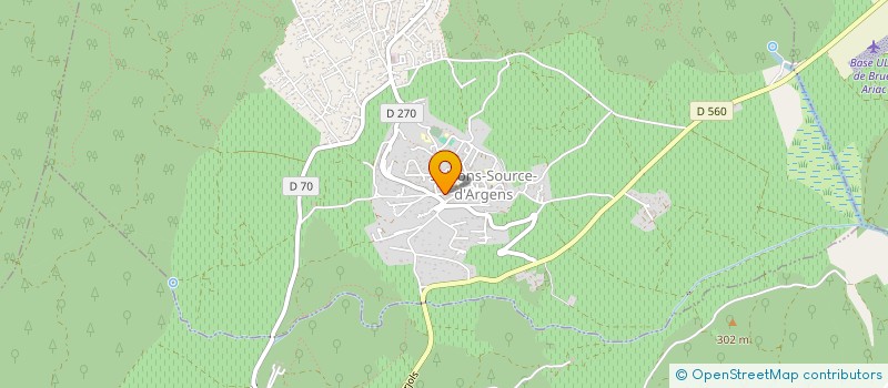 localisation de l'entreprise MADAME CRISTEL BLANC  SEILLONS-SOURCE-D'ARGENS