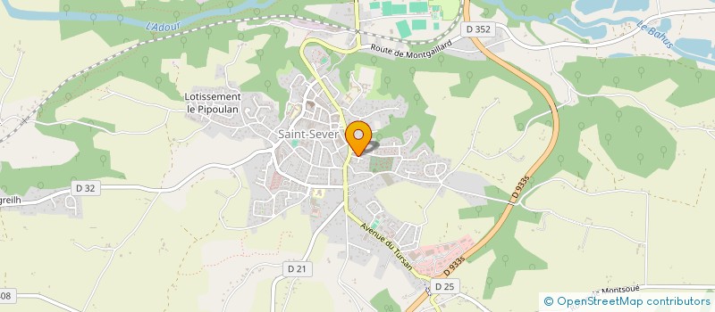 localisation de l'entreprise MADAME CRISTELE CASSIEDE  SAINT-SEVER