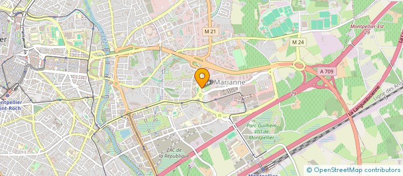 localisation de l'entreprise MADAME CRISTELLA HARSINGH  MONTPELLIER