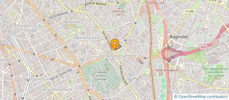 localisation de l'entreprise MADAME CRISTELLE BALLET  PARIS