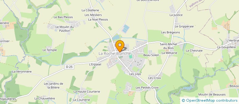 localisation de l'entreprise MADAME CRISTELLE BOUGOUIN à LA ROCHE-BLANCHE
