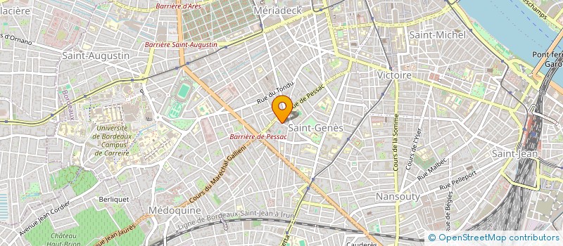 localisation de l'entreprise MADAME CRISTELLE BUZY  BORDEAUX