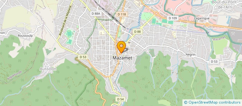 localisation de l'entreprise MADAME CRISTELLE CADIOU  AIGUEFONDE