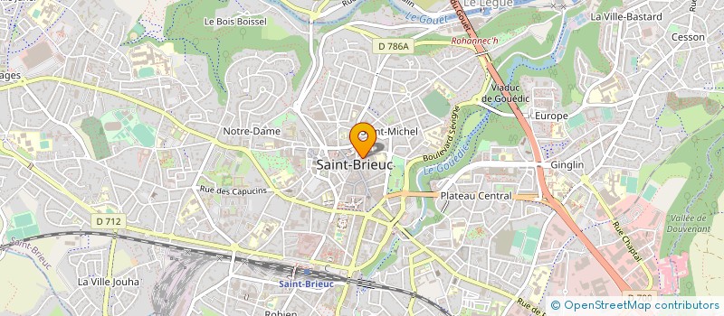 localisation de l'entreprise MADAME CRISTELLE LEBRETON à SAINT-BRIEUC
