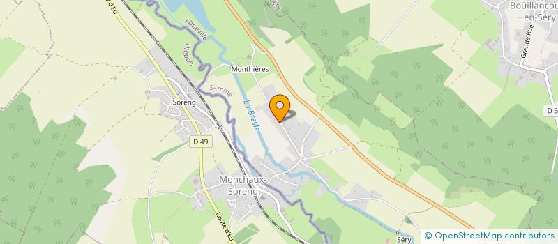 localisation de l'entreprise MADAME CRISTELLE NOZIERE  BOUTTENCOURT