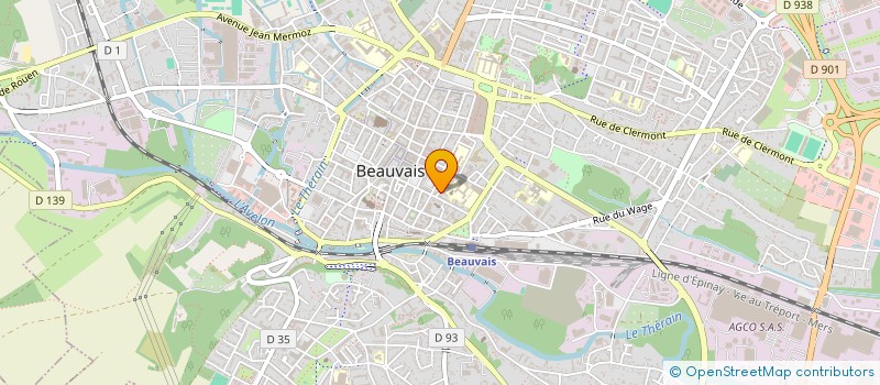 localisation de l'entreprise MADAME CRISTELLE PALIN  BEAUVAIS