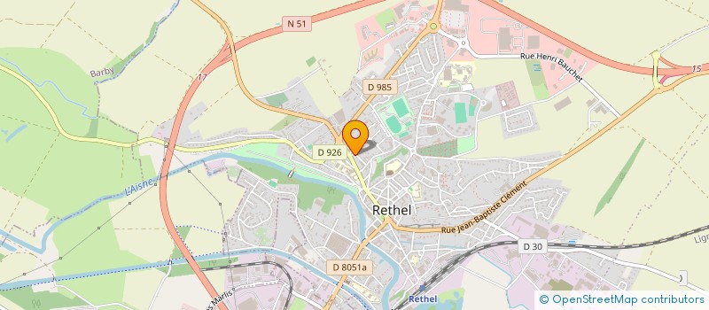 localisation de l'entreprise MADAME CRISTELLE PYCKHOUT à RETHEL