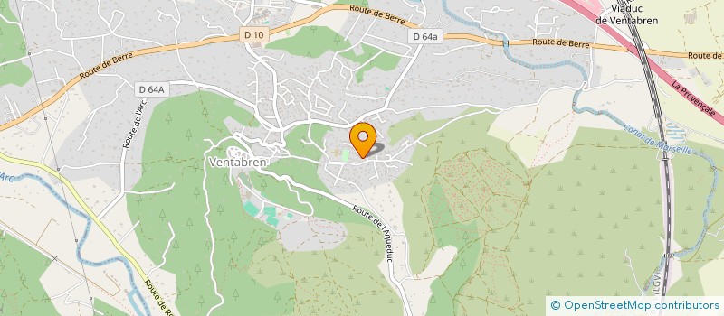 localisation de l'entreprise MADAME CRISTELLE TORTOSA GUIBERT  VENTABREN