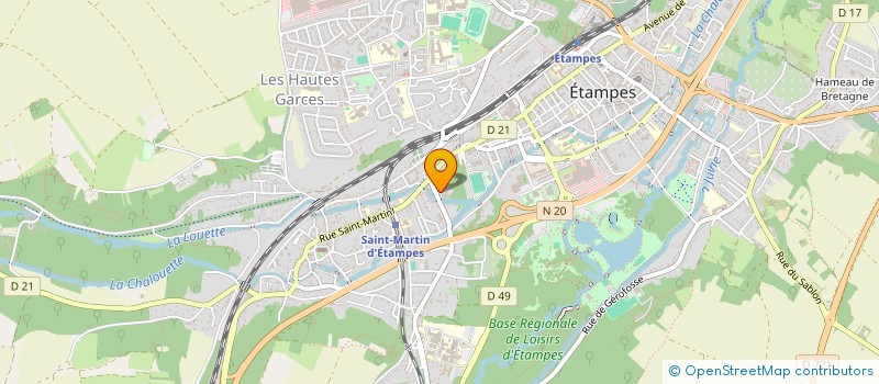 localisation de l'entreprise MADAME CRISTIAN DIAZ SANTANA à ETAMPES